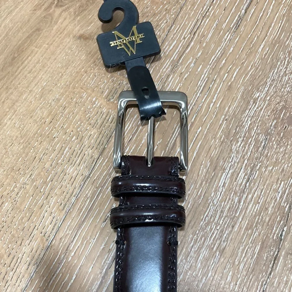 NWT Mens Warehouse brown leather belt-36